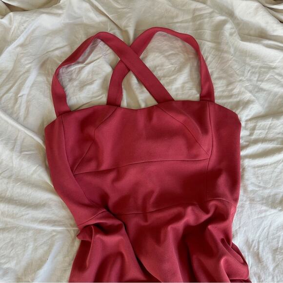 Gal Meets Glam Rae Sweetheart Scuba Crepe Dress - Picture 2 of 7